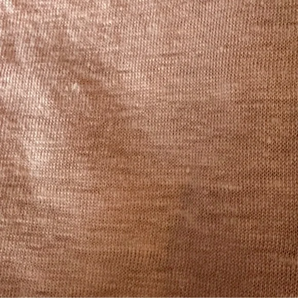 Loft Peach Linen Short Sleeve Top Size Small - Picture 5 of 5